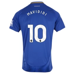 Camiseta Fútbol Leicester City Mavididi #10 2024-25 Primera Equipación Hombre